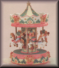 Pink and Blue Bear Carousel