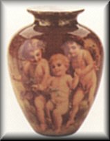 Cherub vase