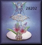 Hand-spun glass fairy