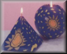 Pyramid & Celestial candles